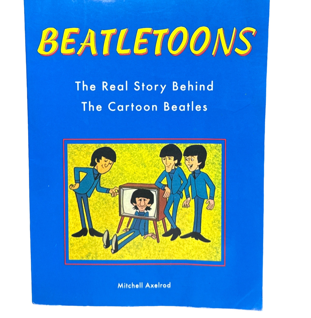 Beatletoons Mitchell Axelrod Signed Book Joe Calcagno Cartoon Beatles Animation